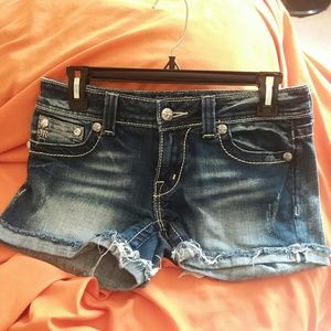Womens Miss Me Denim Shorts
